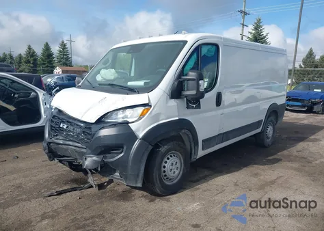 2024 Ram Promaster 1500 Low Roof 136 Wb W/Pass Seat из США, поврежденный, VIN 3C6LRVAG7RE132017